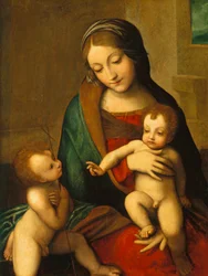 Madonna mit Kind und dem kleinen Johannes, ca. 1510